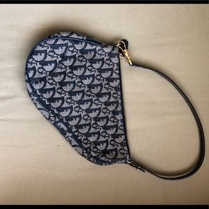 Dior monogram saddle bag